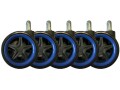 LC POWER LC-Power Rollen LC-CASTERS-DRIFT 5er Set Blau