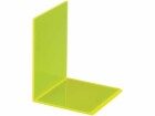 Maul Buchstützen-Set aus Acryl Neon Gelb, Detailfarbe: Gelb