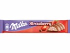 Milka Schokoladenriegel Erdbeer 6 Stück, Produkttyp: Frucht