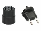 Max Hauri Fixadapter SchuKo Konturenstecker ? T11 Schwarz