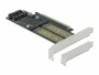 DeLock Host Bus Adapter PCI-Ex16v4 - M.2 Key-B, M.2