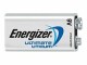 Energizer Batterie Ultimate Lithium 9V 1 Stück, Batterietyp