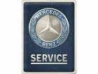 Nostalgic Art Schild Mercedes Benz 30 x 40 cm, Metall
