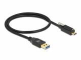 DeLock USB 3.1-Kabel Schraube oben USB A - USB