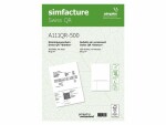 Simplex Simfacture Swiss QR, A4, 1000 Blatt, Formular Typ