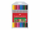 Faber-Castell Fasermaler Set mit 10 Stück, farbig, Set: Ja