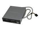 STARTECH .com Interner USB 2.0 Kartenleser 3,5 (8,9cm) - 22-in-1