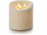 balthasar LED Outdoor Echtwachskerze, Creme, Betriebsart