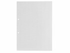 Office Focus Heftblatt FSC A4, 9 mm Liniert, Weiss, 2-fach