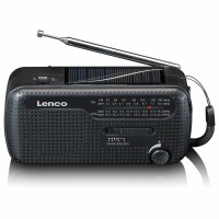 Lenco Solar-Radio MCR-112 tragbares Notfunkgerät mit