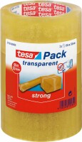 TESA Verpackungsband 50mmx66m 577990000 transparent 3 Stück