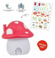 ALLC Veilleuse avec Sticker NLDEPI17 Champignon 170x195x170