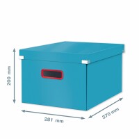 Leitz Click&Store Box Mittel 5348-00-61 281x200x370mm blau