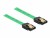 Bild 2 DeLock SATA-Kabel UV Leuchteffekt grün 50 cm, Datenanschluss