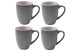 Bitz Kaffeetasse 30cl grau/rosa