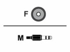Bemero Audio-Adapter BA2101 Klinke 6,3mm male - Cinch, Kabeltyp