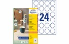 Avery Zweckform Runde Etiketten L3415-100 Ø 40 mm, Klebehaftung: Permanent