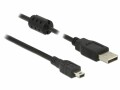 DeLock USB2.0-Kabel, A-MiniB, 50cm, Schwarz,