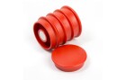 supermagnete Haftmagnet 32,6 x 9 mm rund Rot, Detailfarbe