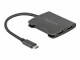 DeLock Adapter 4K 60Hz, schwarz USB Type-C - HDMI