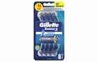 Gillette Einwegrasierer Sensor3 Comfort 8 Stück, Einweg Rasierer