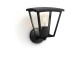 Philips Hue Outdoor Wandleuchte White Inara, Schwarz, Lampensockel