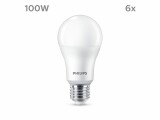 Philips Lampe (100W), 13W, E27, Neutralweiss, 6 Stück