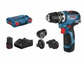 Bosch Professional Akku-Bohrschrauber GSR 12 V-35 FC Kit inkl. Zubehör-Set