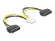 DeLock Stromkabel 2x SATA - 8Pin EPS 0.15