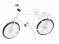 HobbyFun Mini-Fahrzeug Fahrrad 9.5 cm, Detailfarbe: Weiss, Material