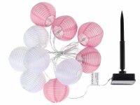 COCON Lichterkette LED Solar, Pink/Weiss, 3.7 m, Betriebsart