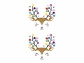 Paper + Design Taschentücher Colourful Deer 1 Päckchen à 10