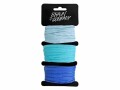 Braun + Company Geschenkband Raffia Blau Mix pro Farbe 10 Meter