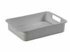 Sigma Home Aufbewahrungsbox Tray M Hellgrau, Breite: 34 cm, Höhe