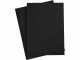 Creativ Company Fotokarton A4, 10 Blatt, Schwarz, Papierformat: A4