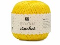 Rico Design Häkel- und Strickgarn Essentials Crochet 50 g, Gelb