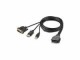 Belkin Secure - Modular DVI and DP Dual Head Host Cable