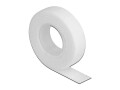 DeLock Klettband 1m x 13mm Weiss, Breite