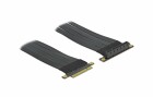 DeLock PCI-E Riser Karte x8 zu x8 flexibel, gewinkelt