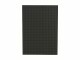 PaperOh Notizbuch Quadro A4, Blanko, Schwarz mit grauen Quadraten