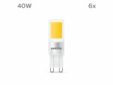 Philips Lampe (40W), 3.2W, G9, Warmweiss, 6 Stück