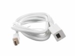 HDGear Verlängerungskabel Mini-DisplayPort 1.5 m, Weiss