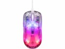DELTACO Transparent Gaming Mouse,RGB GAM-159 Wired, DM330