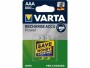 Varta Akku 2x AAA 800mAh 800 mAh, Spannung