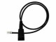 Jabra QD Cord to RJ10 straight 0.5meters standard-allocation