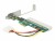Image 4 DeLock PCI-E Riser Karte x1 zu 1 x PCI 32 Bit 5 V Slot