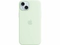 Apple iPhone 15 Plus Silicone Case with MagSafe - Soft Mint