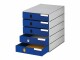 Styro Schubladenbox Styroval-Pro 5 Schubladen, Blau, Anzahl