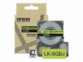 Epson LabelWorks LK-5GBJ - Schwarz auf Mattgrün - Rolle