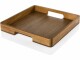 AdHoc Serviertablett Square Braun, Material: Holz, Detailfarbe
